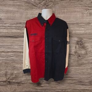 Men's Wrangler Rodeo Long Sleeve Button Down Shirt Size XXL